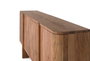 GINER Y COLOMER - Buffet en acacia massif fabriqué à la main 170 cm - 4 portes avec ouverture push - Meuble de rangement pour salon ou salle à manger